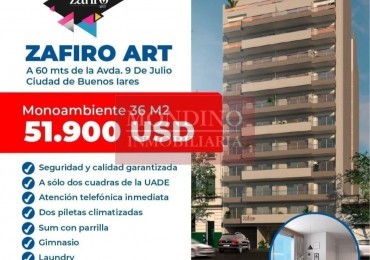 VENDO DEPTO CABA A  60 MTS DE AV. 9 DE JULIO - 