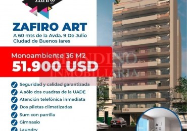 VENDO DEPTO CABA A  60 MTS DE AV. 9 DE JULIO - 