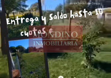 Oportunidad Lote en Colonia Barge. 